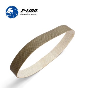 Cinturas de pulido flexibles de diamantes Z-Lion para cerámica rectificador de cerámica con cinturones de molienda electrochelados estrechos