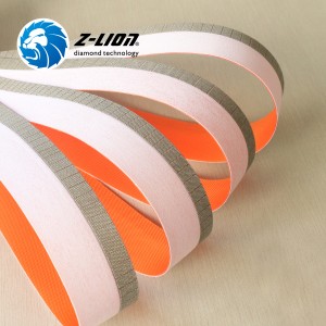 Z-LION Diamond strips for abrasive strip brush system designed for sanding wind mill turbine blades