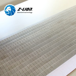 Z-LION Diamond strips for abrasive strip brush system designed for sanding wind mill turbine blades