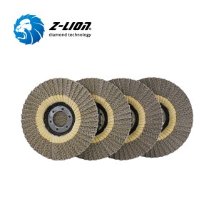 Z-LION Flexible Electroplated Diamond Flap Discs para sa Stone & Construction