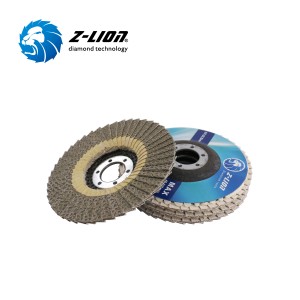 Z-LION Flexible Electroplated Diamond Flap Discs para sa Stone & Construction