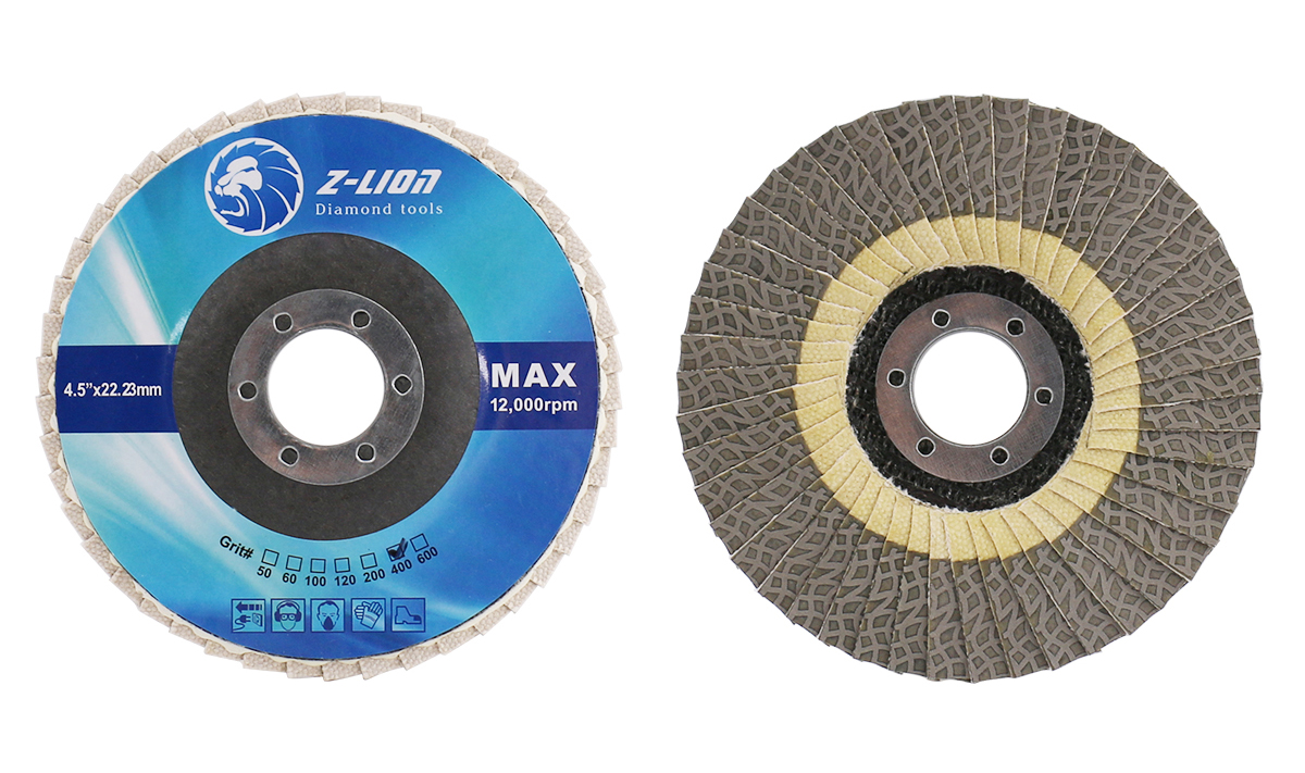 Polishing Flap Disc Z-LION Flexible Electroplated Diamond Flap Discs