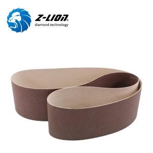 Z-LION Glass Edge Grinding and Seaming Diamond Grinding Belt for Automatic Glass Processing Machines
