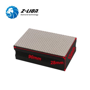 Almohadillas de pulido manuales de diamantes electroplados de Z-Lion para piedra y construcción