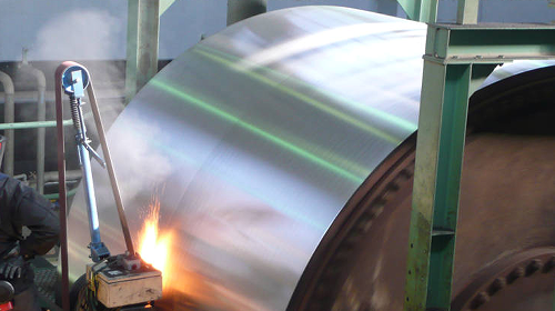 diamond polishing belt for polishing paper mill drying cylinder