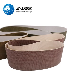 Z-LION Glass Edge Grinding and Seaming Diamond Grinding Belt for Automatic Glass Processing Machines