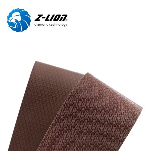 Z-LION Glass Edge Grinding and Seaming Diamond Grinding Belt for Automatic Glass Processing Machines